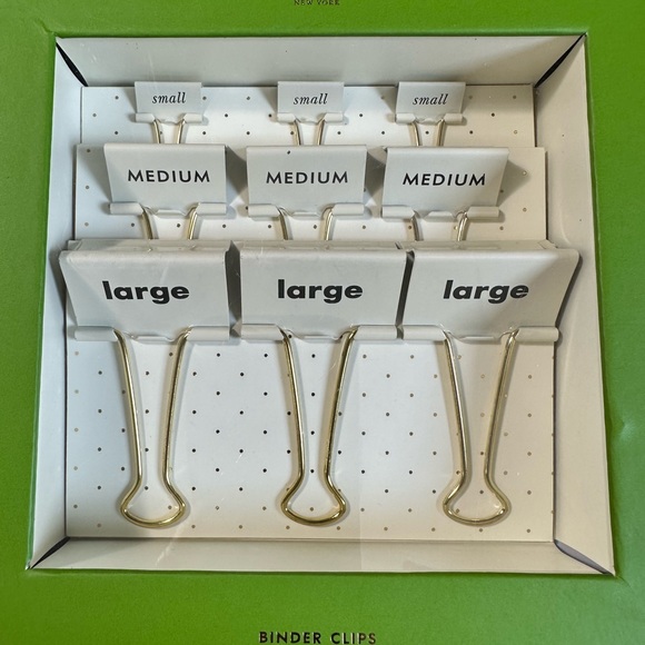 kate spade Other - Kate Spade Binder Clips